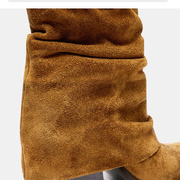 Suede brown Western Boots Pia Steve Madden 7 - Picture 5 of 11